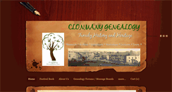 Desktop Screenshot of clonmanygenealogy.com